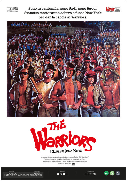 The Warriors - Italian Movie Poster