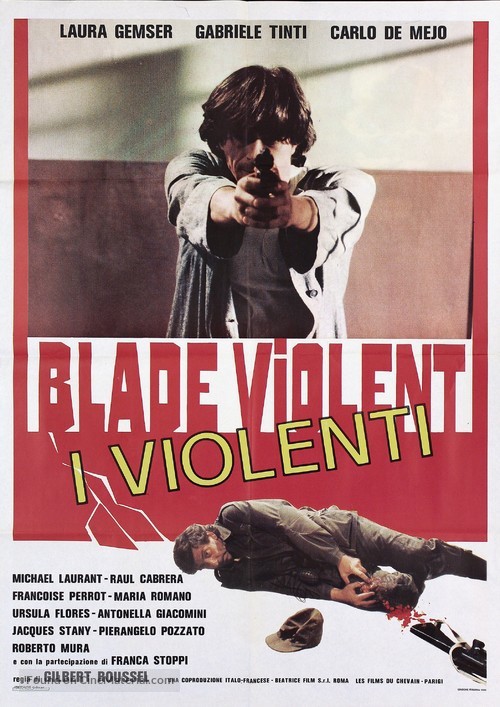 Blade Violent - I violenti - Italian Movie Poster