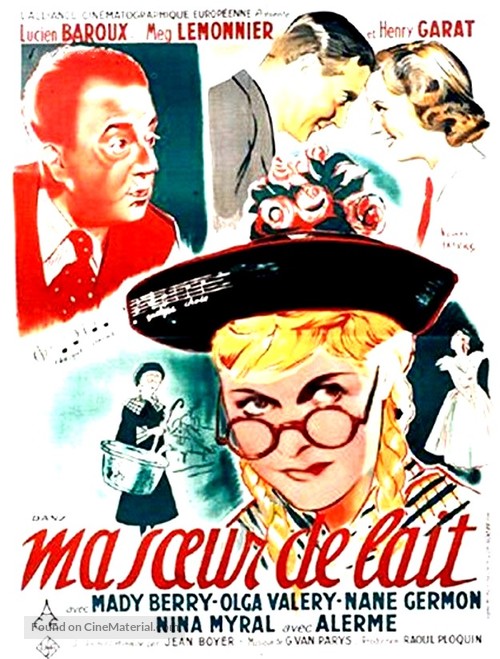 Ma soeur de lait - French Movie Poster