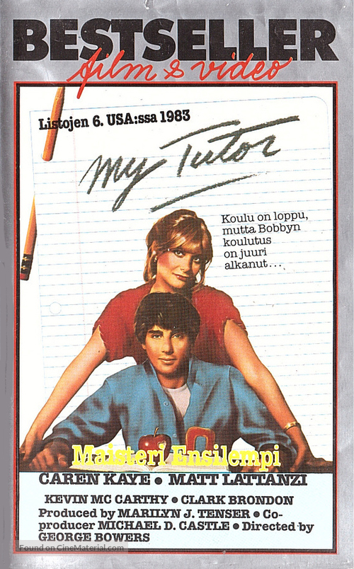 My Tutor - Finnish VHS movie cover