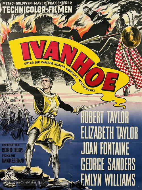 Ivanhoe - Danish Movie Poster