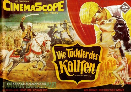 The Adventures of Hajji Baba - German Movie Poster