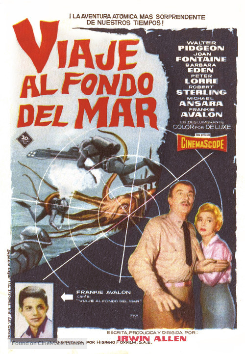Voyage to the Bottom of the Sea - Spanish Movie Poster