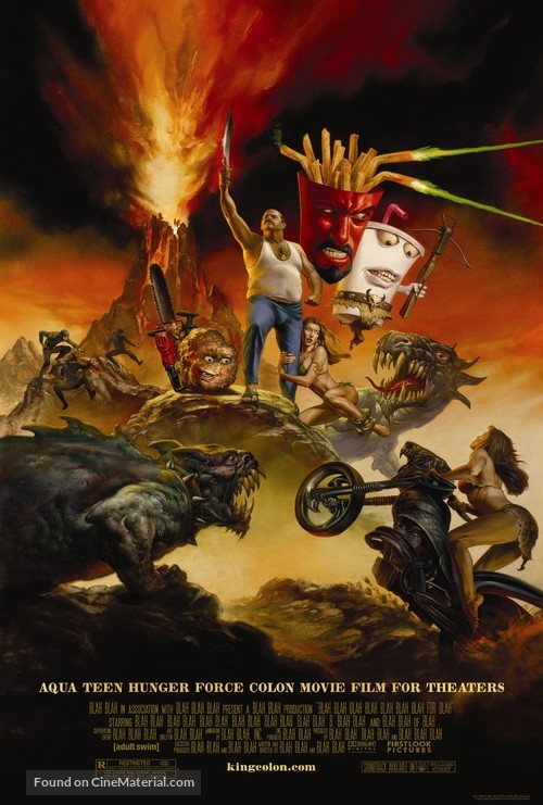 Aqua Teen Hunger Force Colon Movie Film for Theatres - Movie Poster