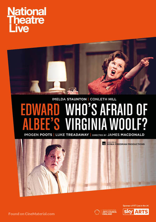National Theatre Live: Edward Albee&#039;s Who&#039;s Afraid of Virginia Woolf? - British Movie Poster