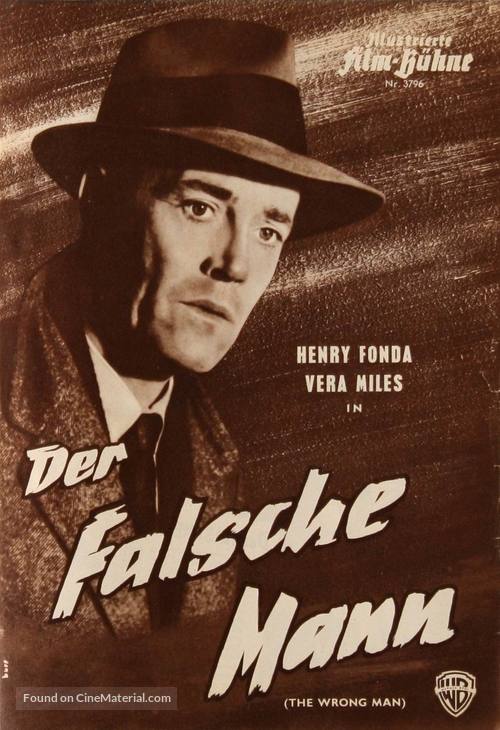 The Wrong Man - German poster