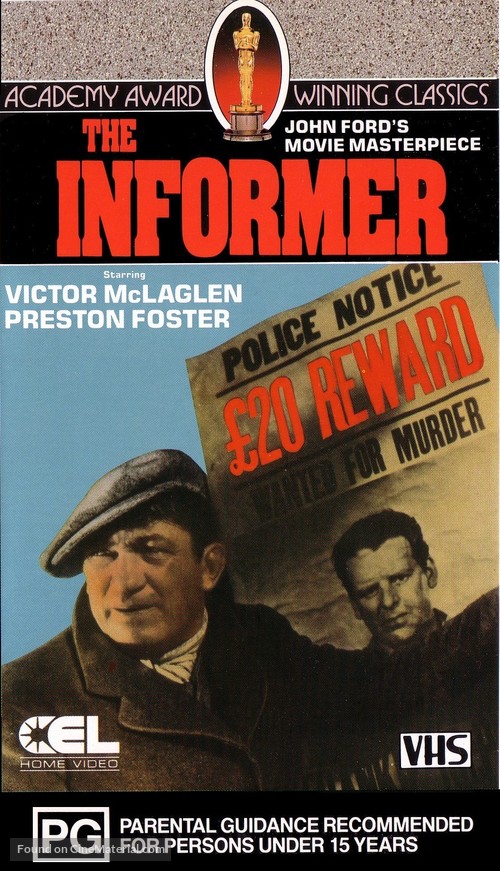 The Informer - Australian VHS movie cover