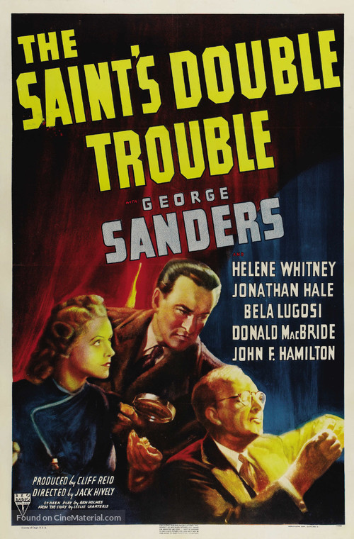 The Saint&#039;s Double Trouble - Movie Poster