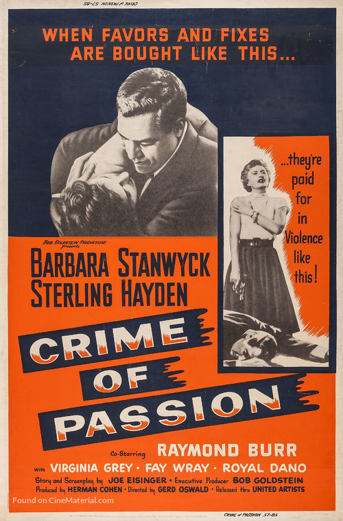 Crime of Passion - Movie Poster