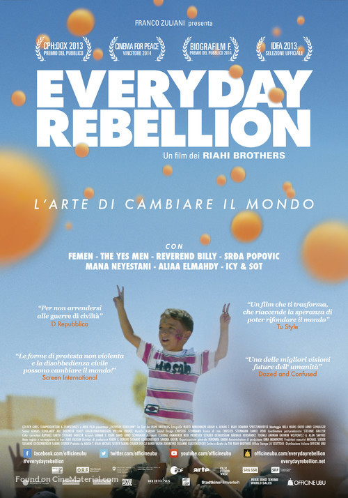 Everyday Rebellion - Italian Movie Poster