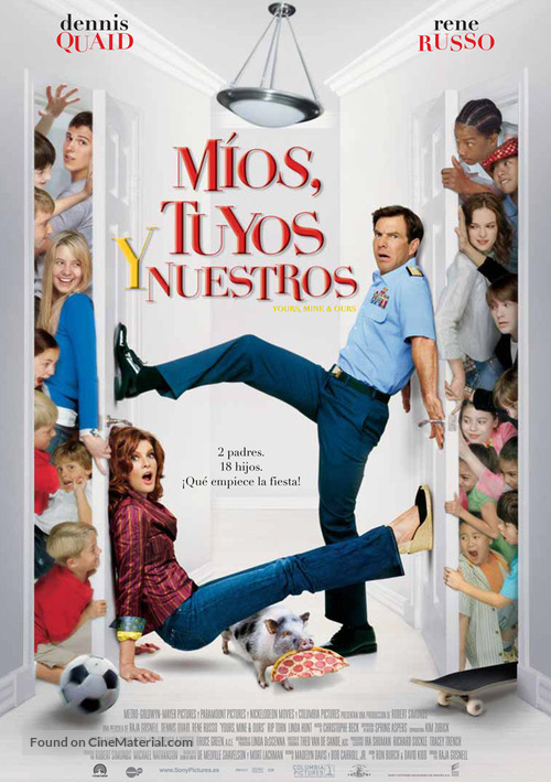 Yours, Mine &amp; Ours - Spanish Movie Poster