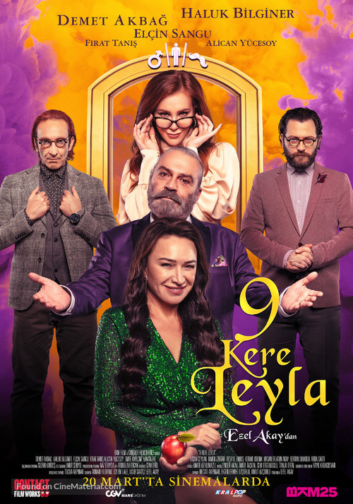 9 Kere Leyla - Turkish Movie Poster