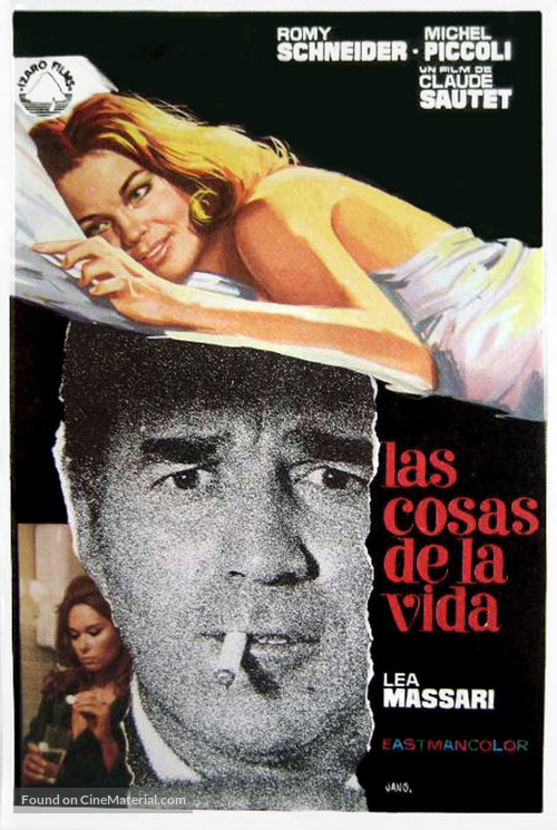 Les choses de la vie - Spanish Movie Poster