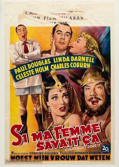 Everybody Does It - Belgian Movie Poster