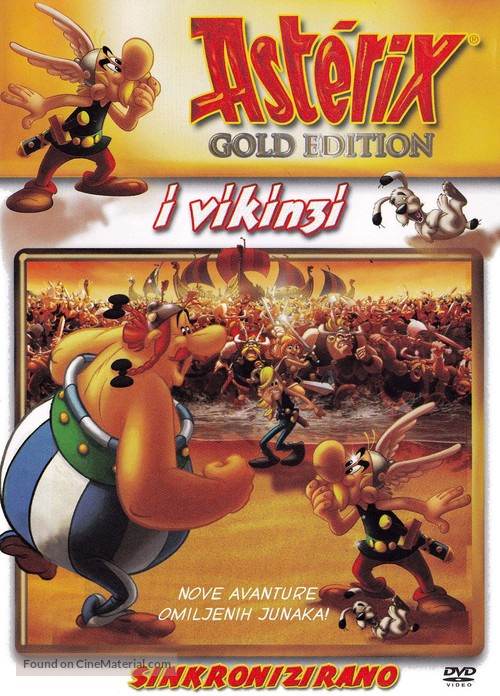 Ast&egrave;rix et les Vikings - Croatian DVD movie cover