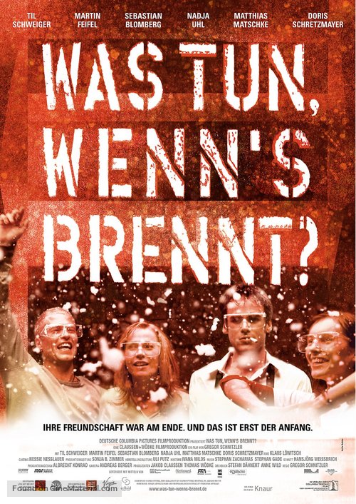 Was tun, wenn&#039;s brennt? - German Movie Poster