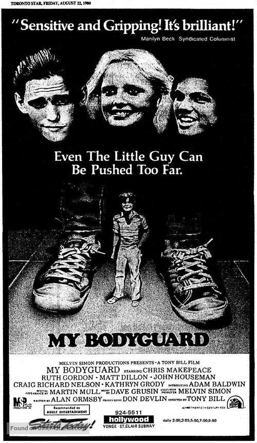 My Bodyguard - poster