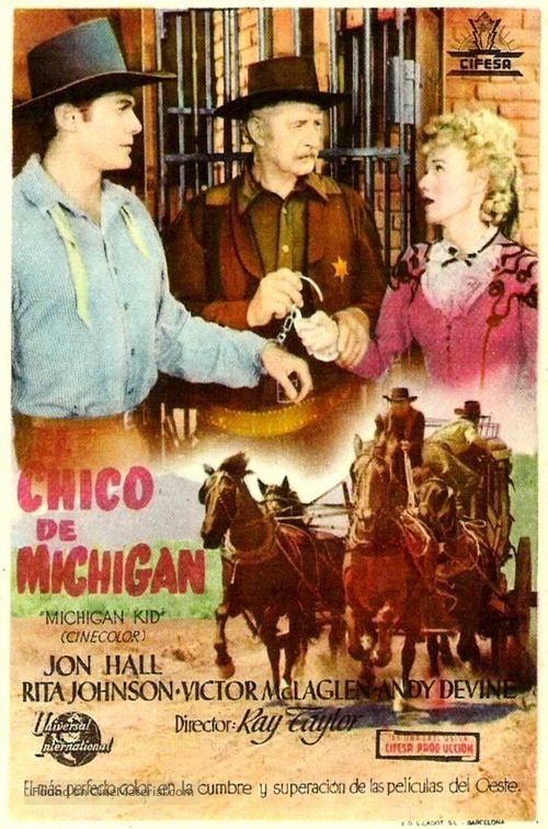 Michigan Kid - Spanish Movie Poster