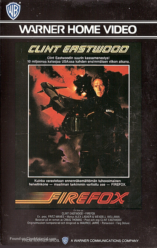 Firefox - Finnish VHS movie cover
