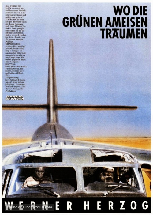 Wo die gr&uuml;nen Ameisen tr&auml;umen - German Movie Poster