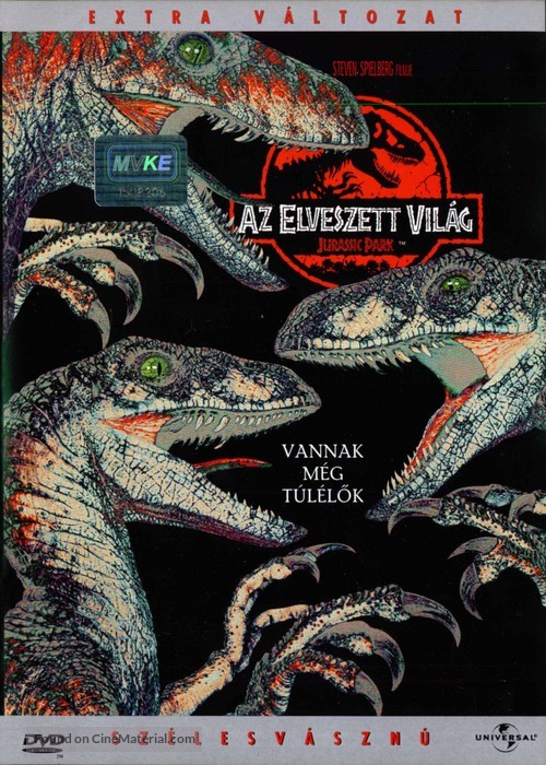 The Lost World: Jurassic Park - Hungarian Movie Cover