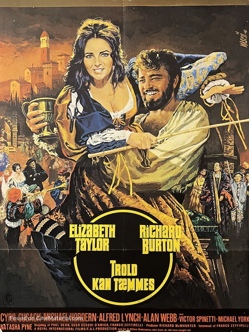 The Taming of the Shrew - Danish Movie Poster