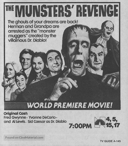 The Munsters&#039; Revenge - poster