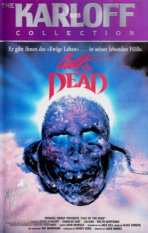 La muerte viviente - German VHS movie cover