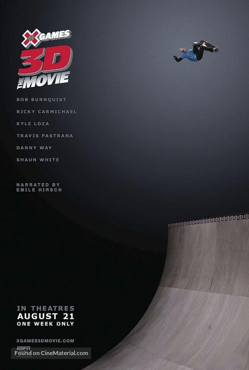 X Games 3D: The Movie - Movie Poster