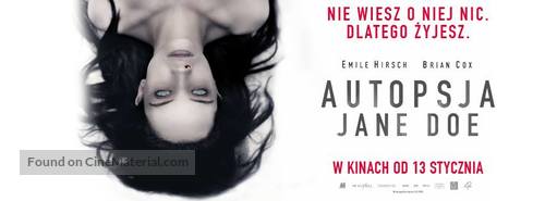 The Autopsy of Jane Doe - Polish Movie Poster