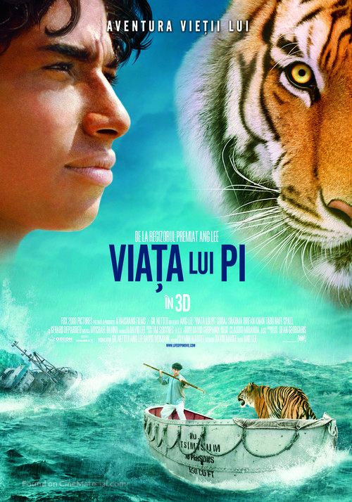 Life of Pi - Romanian Movie Poster