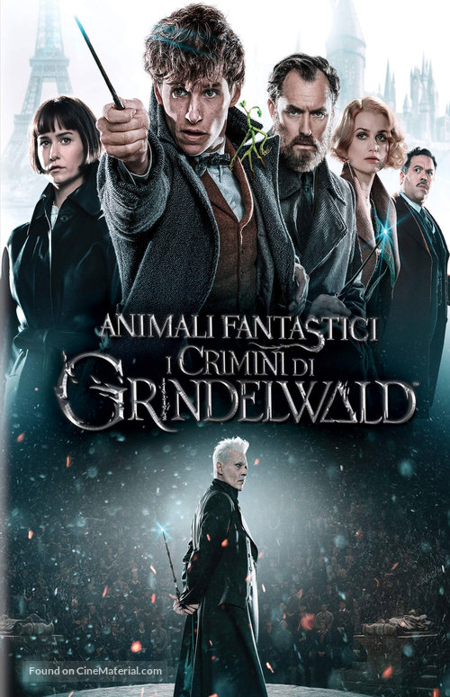 Fantastic Beasts: The Crimes of Grindelwald - Italian DVD movie cover