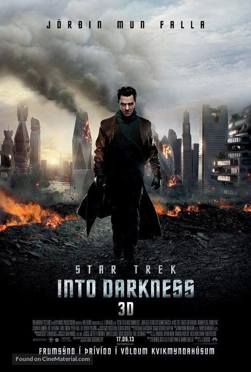 Star Trek Into Darkness - Icelandic Movie Poster