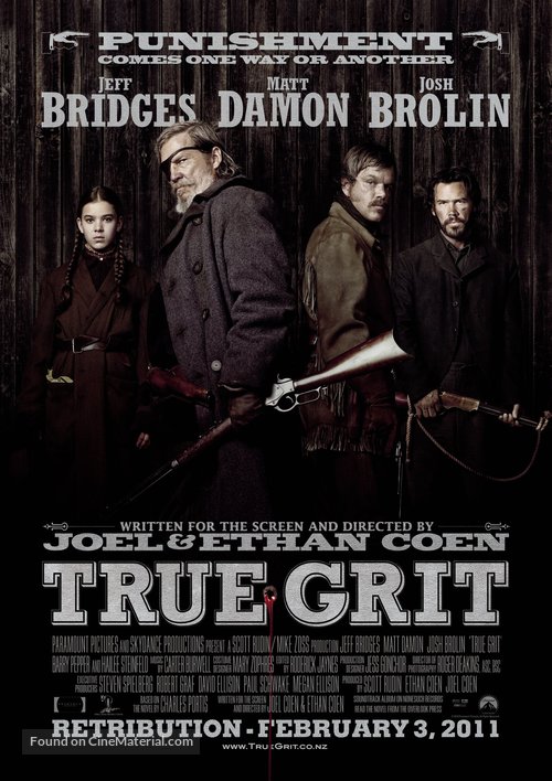 True Grit - New Zealand Movie Poster