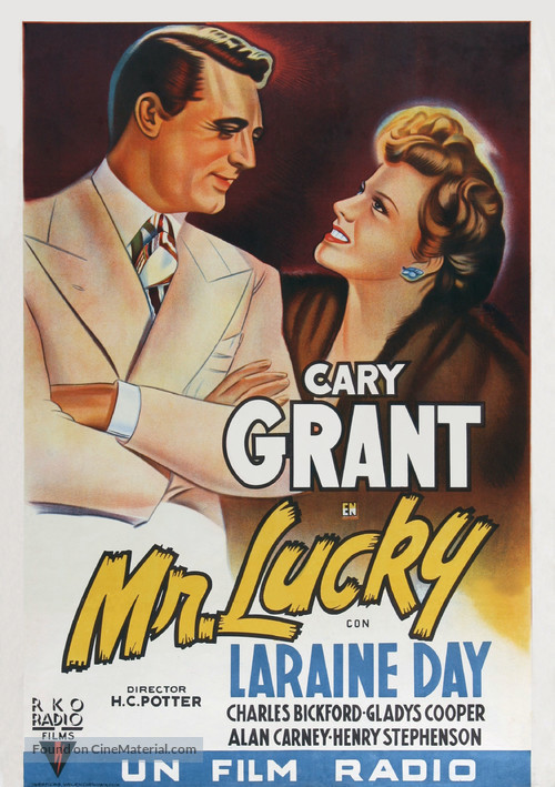 Mr. Lucky - Spanish Movie Poster