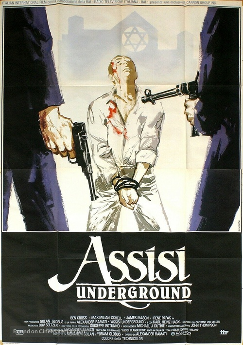 The Assisi Underground - Italian Movie Poster