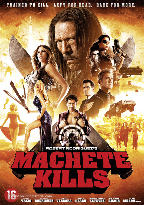 Machete Kills - Dutch DVD movie cover