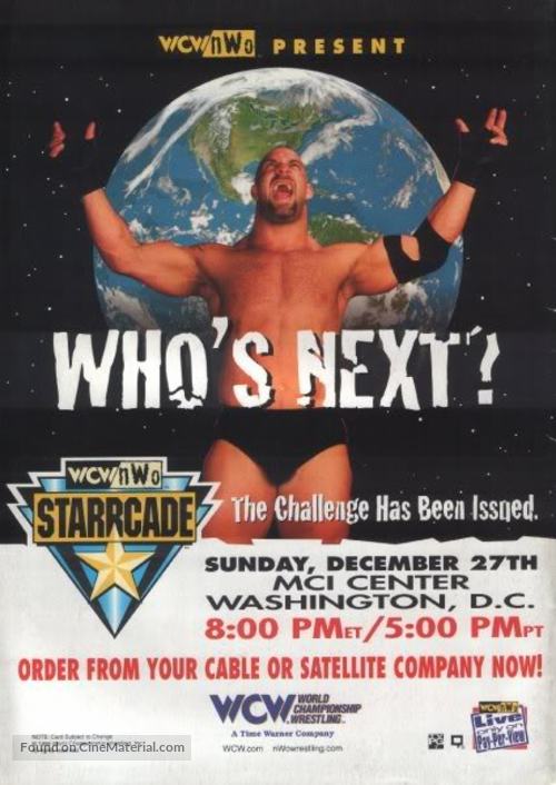 WCW/NWO Starrcade - Movie Poster