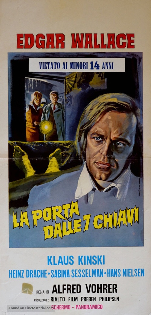 T&uuml;r mit den 7 Schl&ouml;ssern, Die - Italian Movie Poster