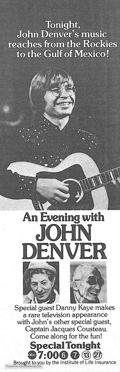 An Evening with John Denver - poster