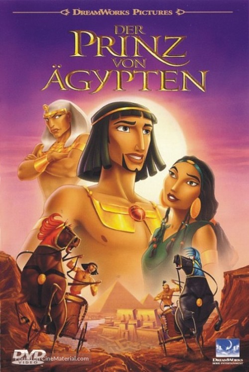 The Prince of Egypt - German DVD movie cover