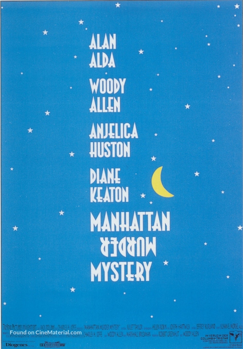 Manhattan Murder Mystery - German Movie Poster