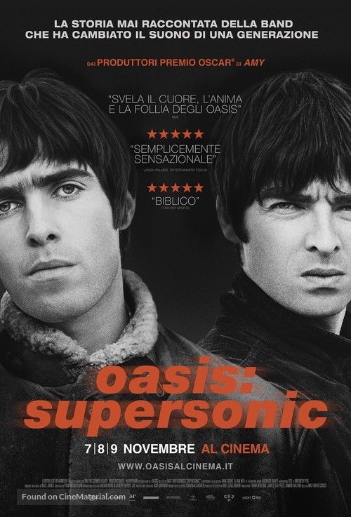 Supersonic - Italian Movie Poster