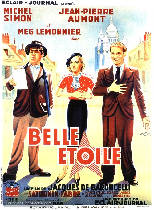 Belle &eacute;toile - French Movie Poster