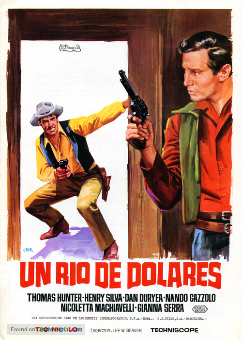 Fiume di dollari, Un - Spanish Movie Poster