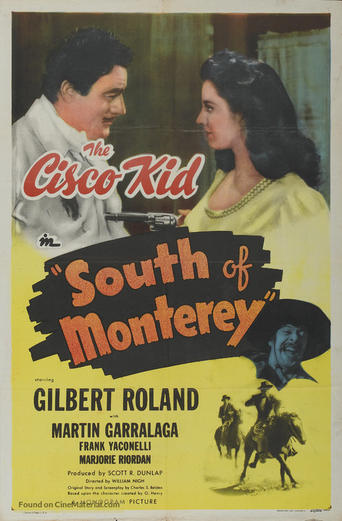 South of Monterey - Movie Poster