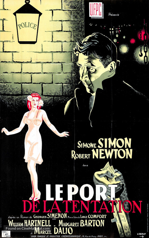 Temptation Harbour - French Movie Poster