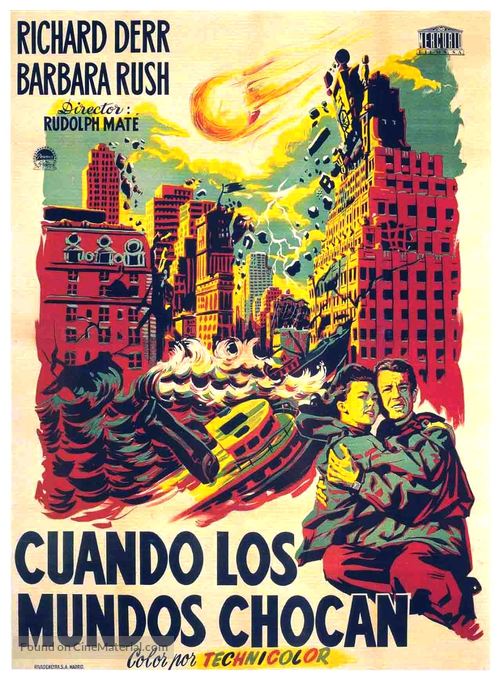 When Worlds Collide - Spanish Movie Poster