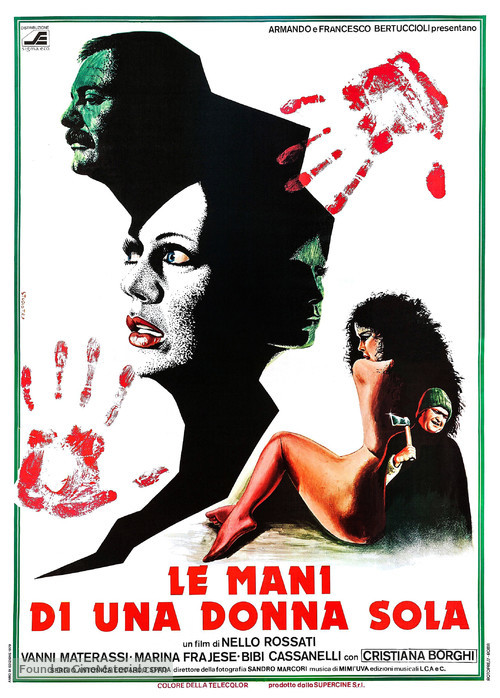 Le mani di una donna sola - Italian Movie Poster