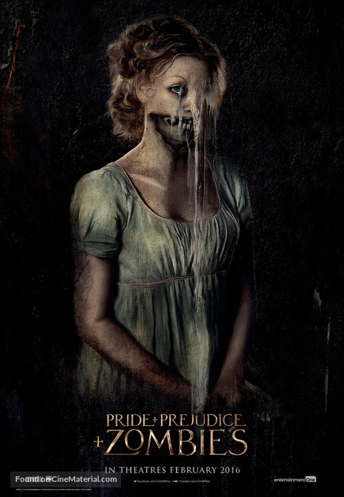 Pride and Prejudice and Zombies - Canadian Movie Poster